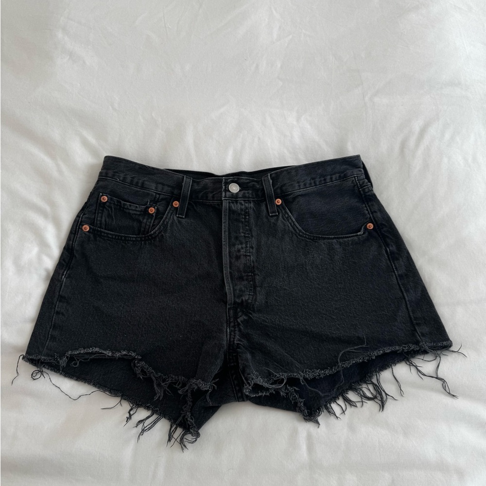 Levi’s Classic Black Denim Women Shorts